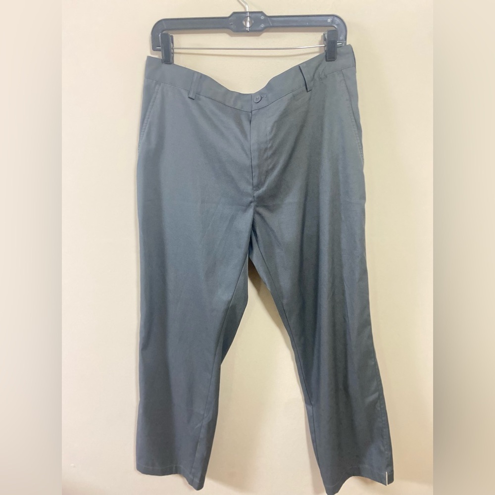 Nike Men’s Flat Front Flex Golf Gray Pants 34x30 - Picture 2 of 15